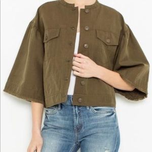 Ulla Johnson Olive Green Jean Jacket